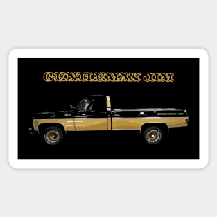 GMC Sierra Gentleman Jim Truck Sticker